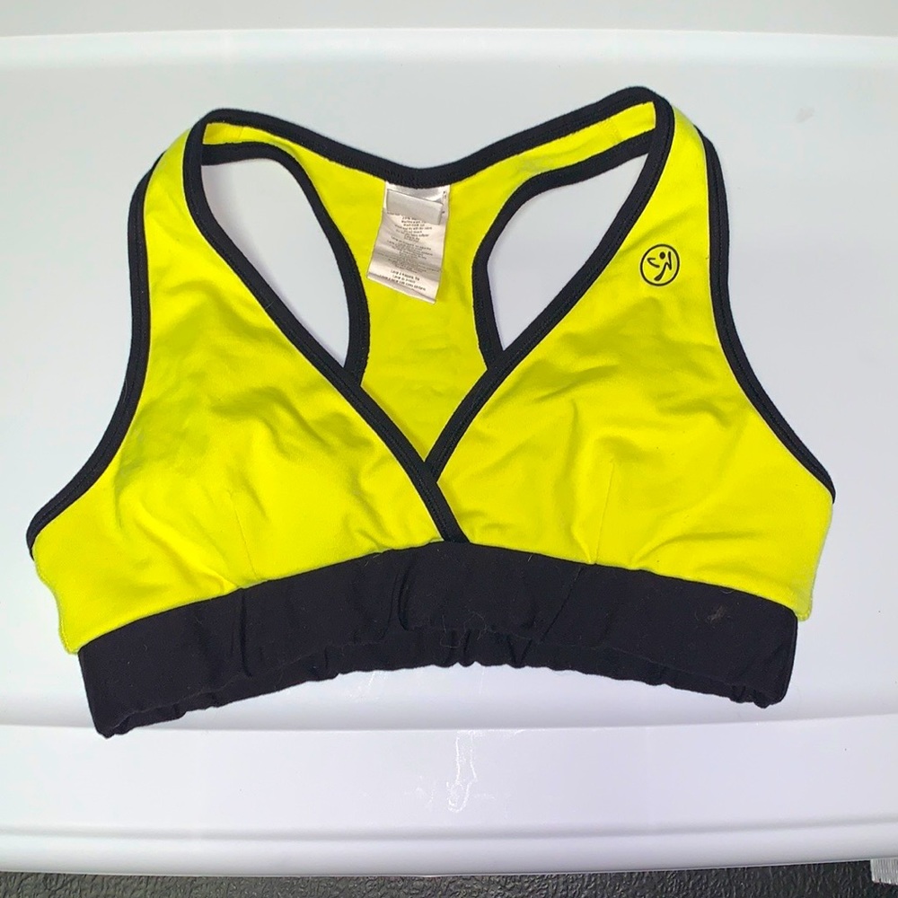 ☀️ Zumba Yellow Sports Bra